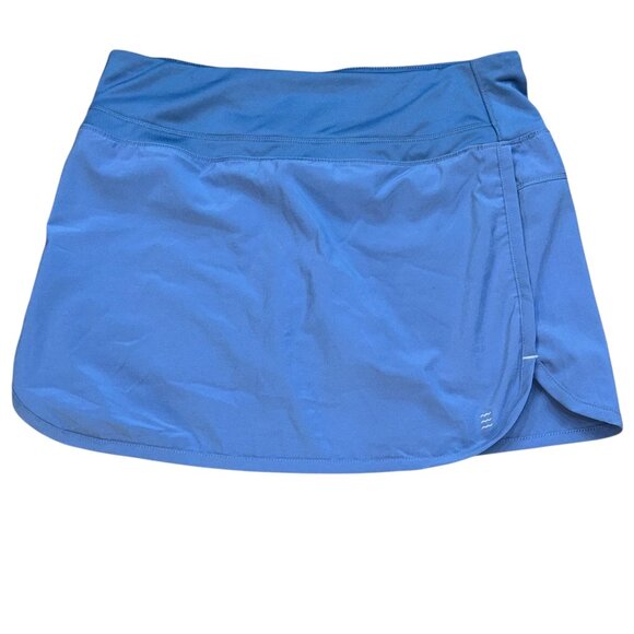 Free Fly Bamboo Lined Breeze 15" Skort Blue Small Phone Pocket Waist Zipper - Picture 1 of 6
